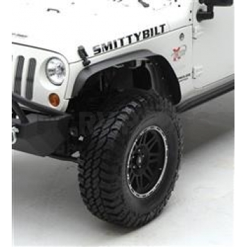 Smittybilt Fender Flare - Black Textured Steel Set Of 4 - 76837