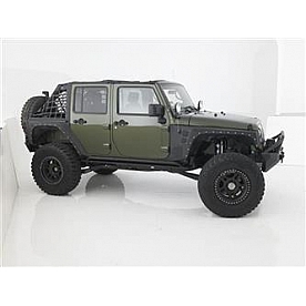 Smittybilt Fender Black Steel Textured Powder Coat Set Of 2 - 76880