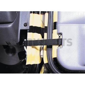 Smittybilt Door Check Strap - Canvas Black Set Of 2 - 769401