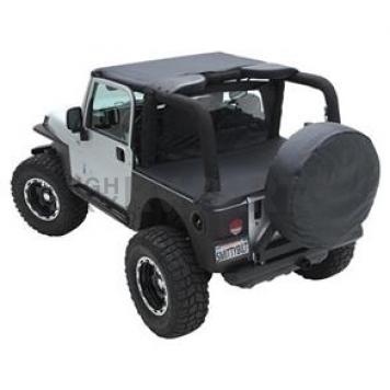 Smittybilt Spare Tire Cover Black Vinyl 29 Inch - 772901