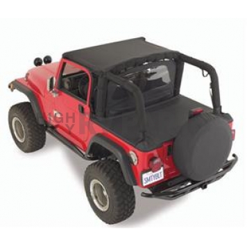 Smittybilt Spare Tire Cover Black Diamond Vinyl 32 Inch - 773235