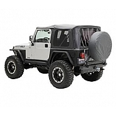 Smittybilt Soft Top - Black Diamond Standard Top OEM Style Fabric - 9970235