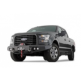 Warn Industries Ascent Bumper 1-Piece Steel Black - 95460