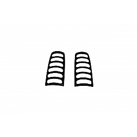 Auto Ventshade (AVS) Tail Light Cover - ABS Plastic Black Set Of 2 - 36343