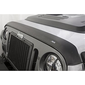 Auto Ventshade Bug Shield - Acrylic Black Matte - 377060