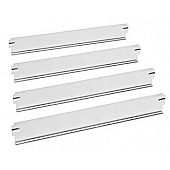 Weather Guard (Werner) Van Storage Shelf Bin Divider Long Steel White - 9826