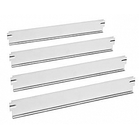 Weather Guard (Werner) Van Storage Shelf Bin Divider Long Steel White - 9826