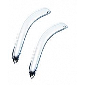 Auto Ventshade (AVS) Rainguard - Chrome Plated Acrylic Set Of 2 - 682352