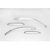 Auto Ventshade (AVS) Rainguard - Chrome Plated Acrylic Set Of 4 - 684040