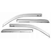 Auto Ventshade (AVS) Rainguard - Chrome Plated Acrylic Set Of 4 - 684056