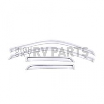 Auto Ventshade (AVS) Rainguard - Chrome Plated Acrylic Set Of 4 - 684101