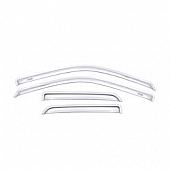Auto Ventshade (AVS) Rainguard - Chrome Plated Acrylic Set Of 4 - 684166