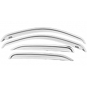 Auto Ventshade (AVS) Rainguard - Chrome Plated Acrylic Set Of 4 - 684514