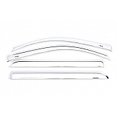 Auto Ventshade (AVS) Rainguard - Chrome Plated Acrylic Set Of 4 - 684536