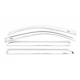 Auto Ventshade (AVS) Rainguard - Chrome Plated Acrylic Set Of 4 - 684536