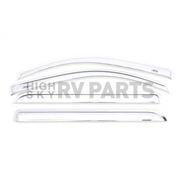 Auto Ventshade (AVS) Rainguard - Chrome Plated Acrylic Set Of 4 - 684536