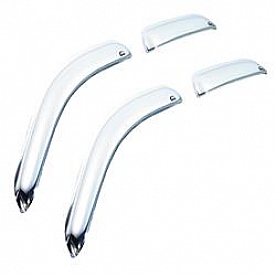 Auto Ventshade (AVS) Rainguard - Chrome Plated Acrylic Set Of 4 - 684714