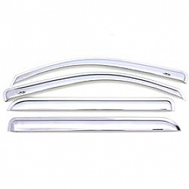 Auto Ventshade (AVS) Rainguard - Chrome Plated Acrylic Set Of 4 - 684768
