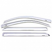 Auto Ventshade (AVS) Rainguard - Chrome Plated Acrylic Set Of 4 - 684981