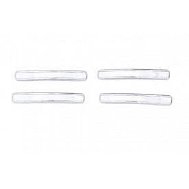 Auto Ventshade (AVS) Exterior Door Handle Cover - Silver ABS Plastic Lever Only - 685406