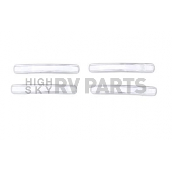Auto Ventshade (AVS) Exterior Door Handle Cover - Silver ABS Plastic Lever Only - 685406