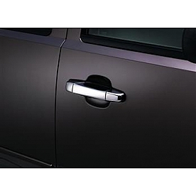 Auto Ventshade (AVS) Exterior Door Handle Cover - Silver ABS Plastic Lever Only - 685408