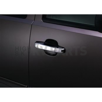 Auto Ventshade (AVS) Exterior Door Handle Cover - Silver ABS Plastic Lever Only - 685408