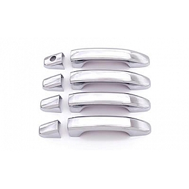 Auto Ventshade (AVS) Exterior Door Handle Cover - Silver ABS Plastic Lever Only - 685413