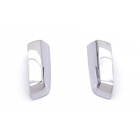 Auto Ventshade Exterior Mirror Cover Driver And Passenger Side Silver Acrylic Set Of 2 - 687686