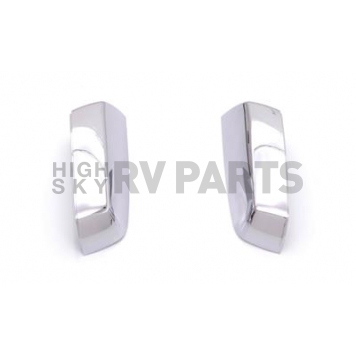 Auto Ventshade Exterior Mirror Cover Driver And Passenger Side Silver Acrylic Set Of 2 - 687686