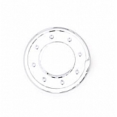 Auto Ventshade (AVS) Fuel Door Cover - Chrome Plated Silver ABS Plastic - 688772