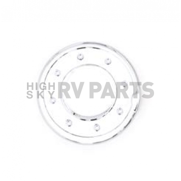 Auto Ventshade (AVS) Fuel Door Cover - Chrome Plated Silver ABS Plastic - 688772