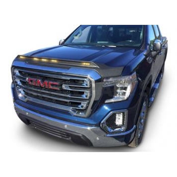Auto Ventshade Bug Shield - Thermoplastic Olefin (TPO) Black Textured Matte - 753167