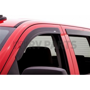 Auto Ventshade (AVS) Rainguard - Black Matte ABS Thermoplastic Set Of 4 - 774007
