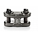 Warn Industries Winch Cable Shackle Dual Pin 36,000 Pounds Capacity Billet Aluminum - 100625