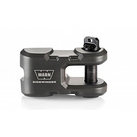 Warn Industries Winch Cable Shackle Single Pin 18,000 Pounds Capacity Billet Aluminum - 100635