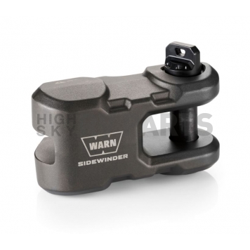 Warn Industries Winch Cable Shackle Single Pin 18,000 Pounds Capacity Billet Aluminum - 100635-1