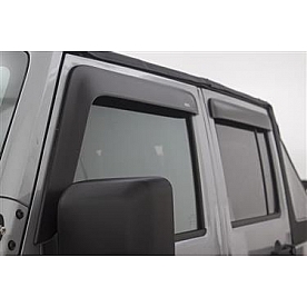 Auto Ventshade (AVS) Rainguard - Black Matte ABS Thermoplastic Set Of 4 - 774034