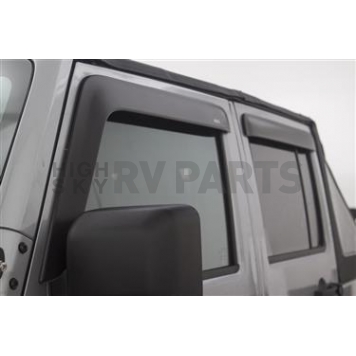 Auto Ventshade (AVS) Rainguard - Black Matte ABS Thermoplastic Set Of 4 - 774034