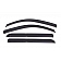 Auto Ventshade (AVS) Rainguard - Black Matte ABS Thermoplastic Set Of 4 - 774074