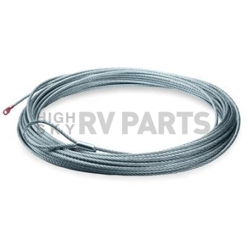 Warn Industries Winch Cable Galvanized Aircraft Steel 125 Feet - 25987