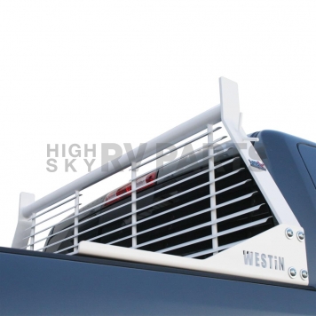 Westin Automotive Headache Rack Bar Style Steel White Powder Coated - 57-8033-2