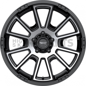 American Racing Wheels AR933 - 20 x 9 Black With Natural Face - AR93329068500-1