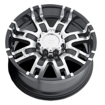 American Racing Wheels HE835 - 17 x 8 Black With Natural Face - HE83578055300-1