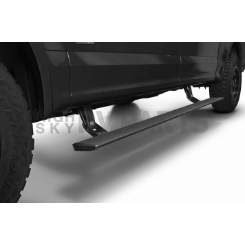 Amp Research Running Board 600 Pound Capacity Aluminum Power Lowering - 78239-01A-2