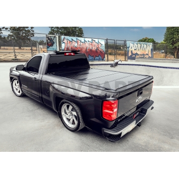 BAK Industries Hard Folding Tonneau Cover Hard Folding Black Textured Aluminum - 226203RB-1