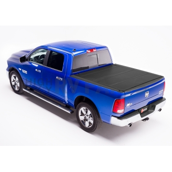 BAK Industries Hard Folding Tonneau Cover Hard Folding Black Matte Aluminum - 448203RB-2