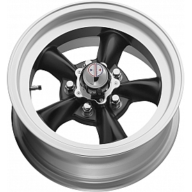 American Racing Wheels VN105 Torq Thrust D - 15 x 7 &nbsp;Black With Natural Lip - VN1055765B