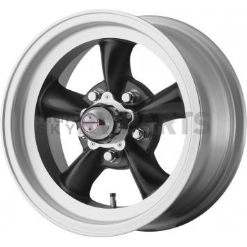 American Racing Wheels VN105 Torq Thrust D - 15 x 7  Black With Natural Lip - VN1055765B-2