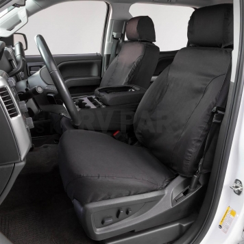 Covercraft Seat Cover Polycotton Charcoal Black Single - SS3484PCCH-1